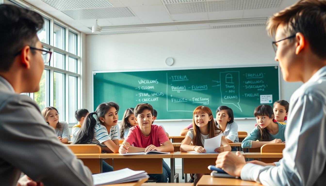 Structured study materials and learning resources on a desk